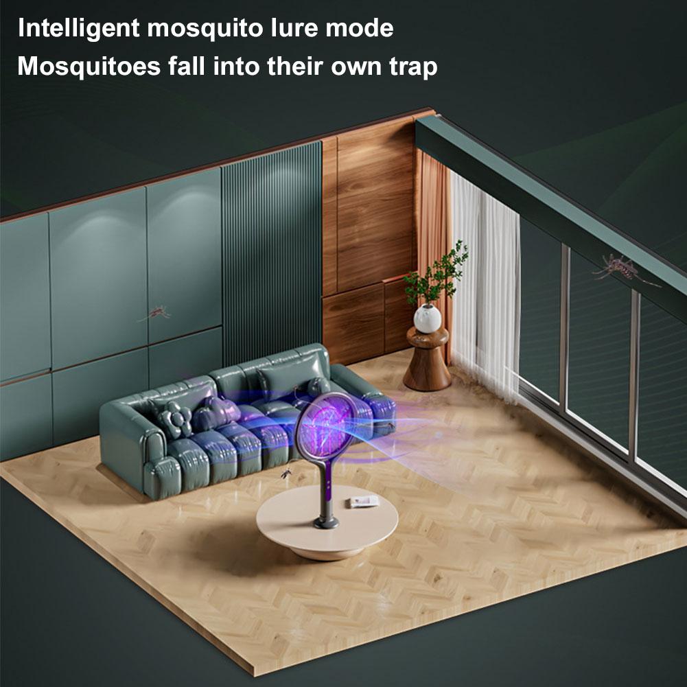 Foldable Insect Racket Electric Fly Swatter USB Rechargeable Fly Killer Portable Bug Zapper Trap Lamp Fly Trap Indoor Outdoor