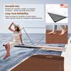 Dark Brown EVA Foam Faux Teak Boat Deck Mat Decking Sheet Yacht Flooring Anti Skid Mat Self Adhesive Vehicle Pad 2400x450x6mm