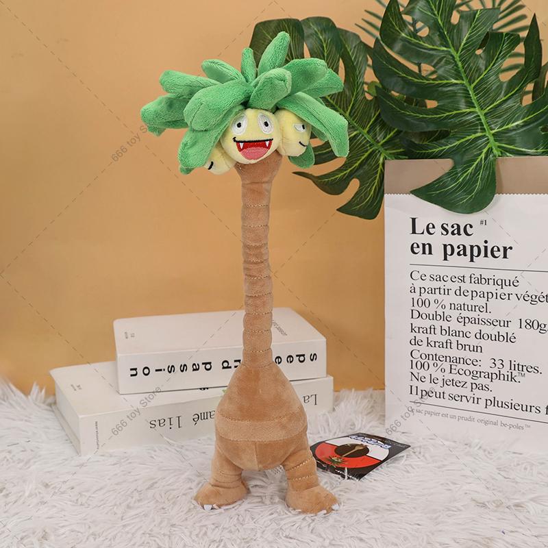 38CM Anime Plush Exeggutor Coconut Tree Peluche Stuffed Doll Toys Gifts for Kids Birthday Christmas