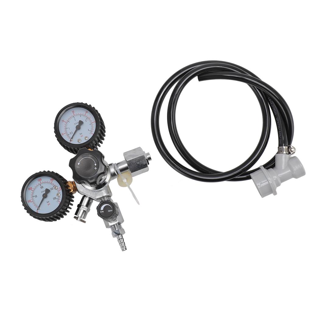 Регулятор CO2 W21.8 Регулятор давления для бочонков CO2, герметичный регулятор разливного пива для домашнего пивоварения