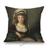 French Madame British Duchess Princess Rococo Oil Painting Art Royal Court Hotel Lobby Wall Decoration Pillow Case Cushion Cover
