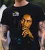 Футболка Bob Marley Черная Хлопок S-5XL