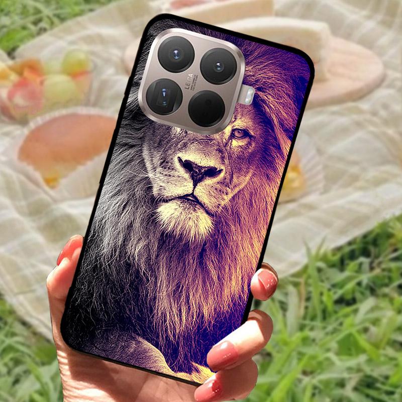 Для Xiaomi 15T Pro 15TPro Чехол Модный Крутой Чехол со Львом Для Xiaomi Mi 15 T Pro Ударопрочный Funda Мягкий ТПУ Силиконовый Чехол для Телефона