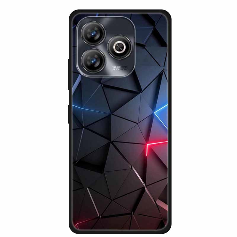 Чехол для ZTE BLADE A75 4G Животные Мягкий Силикон ТПУ Чехлы для Телефона Задняя Крышка Для ZTE BLADEA75 Ударопрочный Волк Защитник Крутой Coque