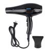 Negative Ionic Hair Dryer Quick Drying Low Noise Hair Blow Dryer for Home Use Black