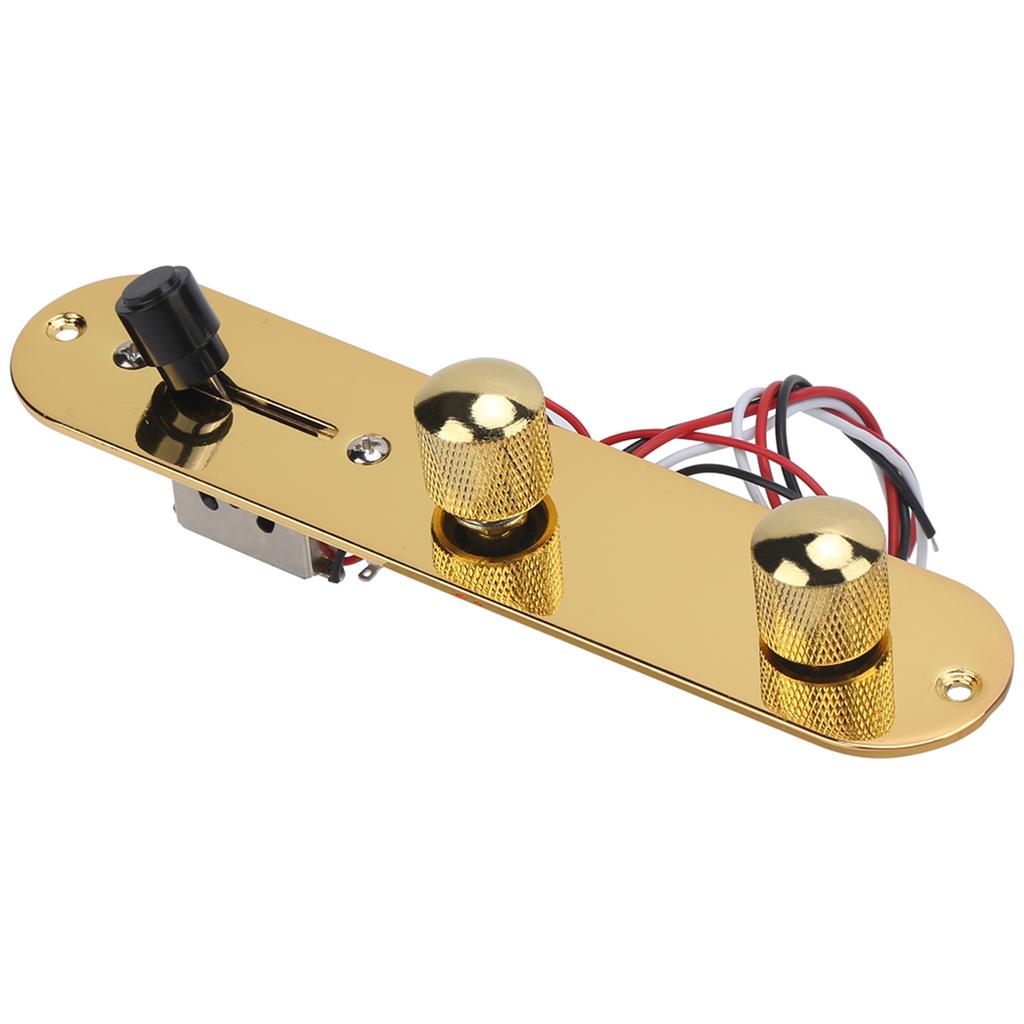 Guitar Control Plate Metal for TL Chrome Plated Prewired Circuit Board Replacement Accessories