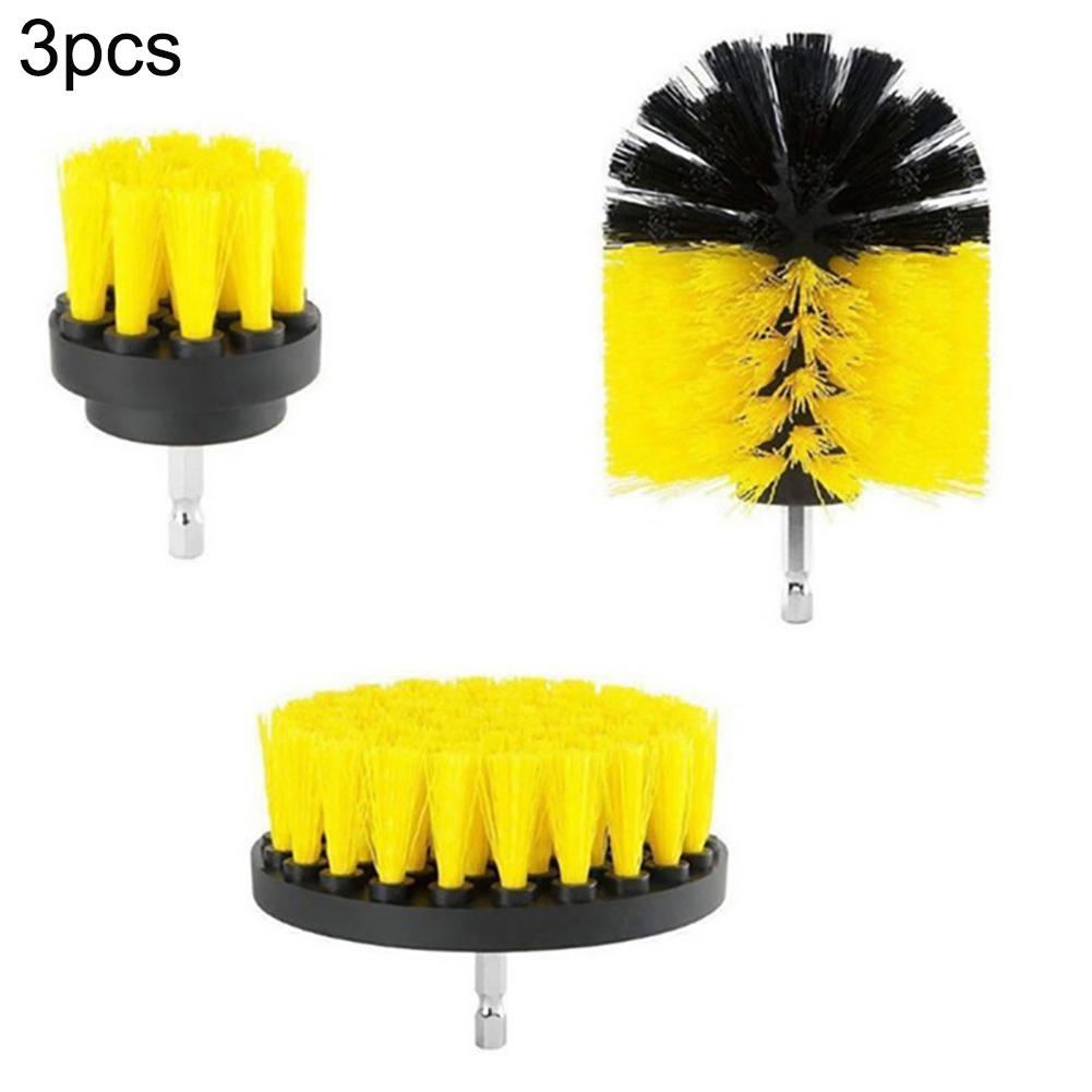 3Pcs / 1Pc Power Scrubber Electric Drill Brush Плитка Инструмент для чистки стекла