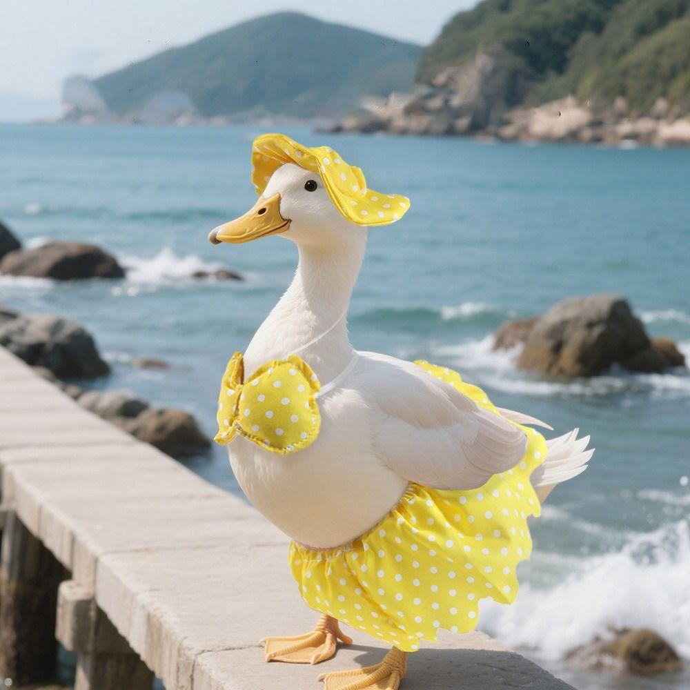 Breathable Goose Bikini Costume Novelty Porch Goose Outfit Charming Duck Goose Bikini Beach