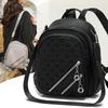 Women's Hand Shoulder Bag PU Large Capacity Commuter Backpack