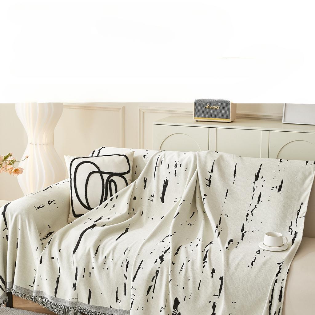 Simple Sofa Cover Towel High-Grade Four Seasons Universal Wear-Resistant Stain-Resistant Non-Stick Wool Sofa Cover
