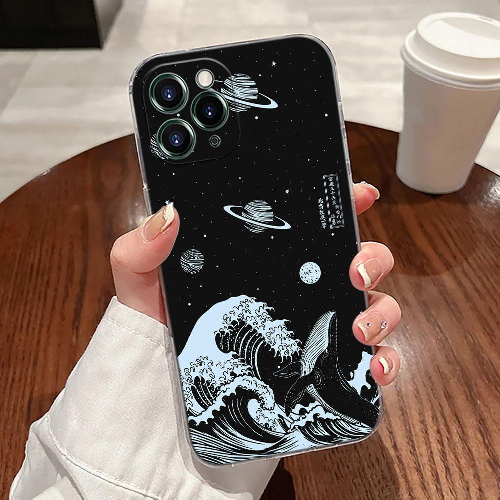 Большая волна Кацусика Хокусай Чехол Для Apple iPhone 17 16 15 14 13 12 11 Pro Max 16 Plus 16E 17Air 17Pro Чехол для телефона Funda