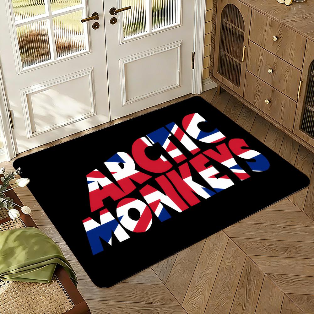 Коврик для пола ArcticS M-Monkeys Мягкий фланелевый нескользящий коврик для двери в гостиную