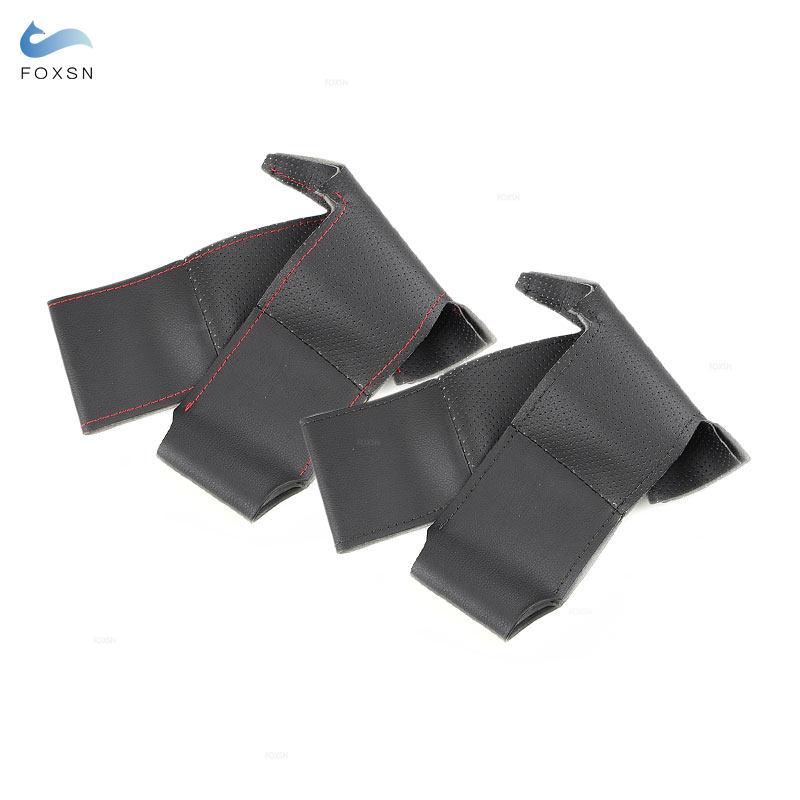 Автомобильные аксессуары, перфорированная кожа из микрофибры, внутренняя крышка рулевого колеса, наклейка, отделка для Hyundai Elantra 2008 2009