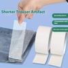 1 Roll of Pants Hemming Tool, No Sewing or Iron Needed Self-Adhesive Clips for Shortening and Adjustment