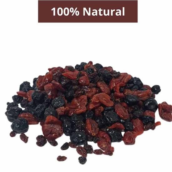 HEALTHY MASTER Видение служить здоровым Здоровый мастер Смешанные сушеные ягоды - 250 г | Натурально сушеные ягоды | Премиальные обезвоженные сушеные ягоды