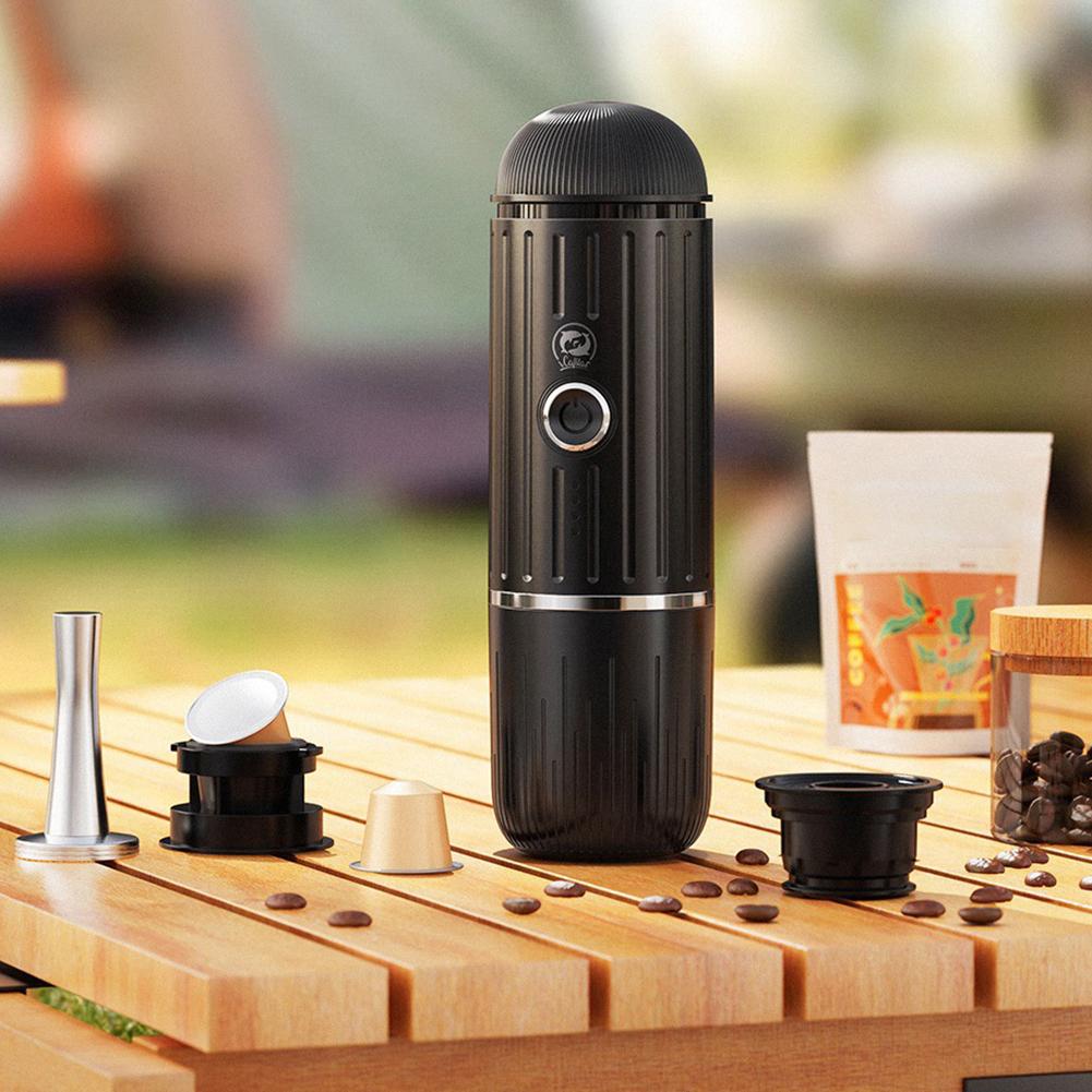 Дорожная кофеварка объемом 90 мл, подходит для капсульной/порошковой электрической эспрессо-машины Nespresso Dolce Gust для автомобиля и дома, кемпинга, путешествий