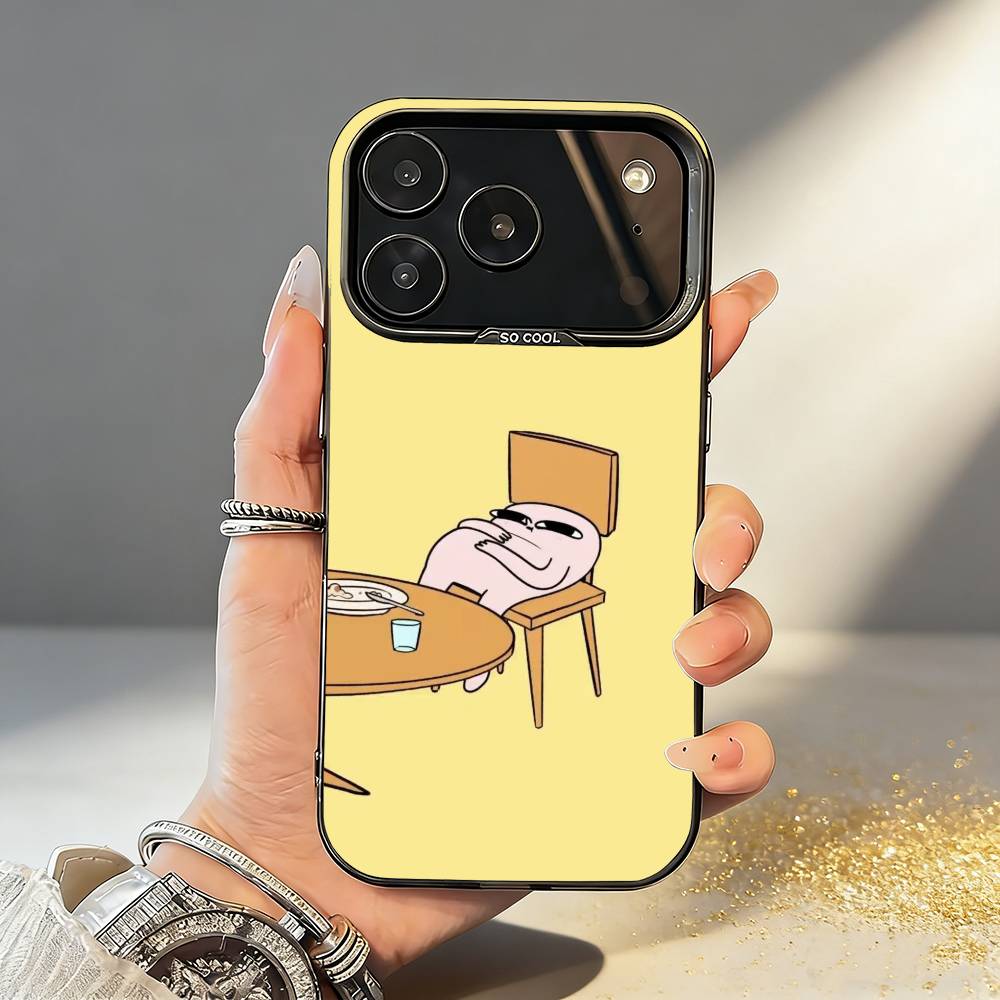 Funny K-Ketnipz Phone Case For iPhone17,16,15,14,13,12,11,Pro,MAX White Matte Shockproof Cover
