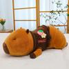 Summer style series capybara plush toy seaside scenic spot souvenir travel floral skirt capybara doll