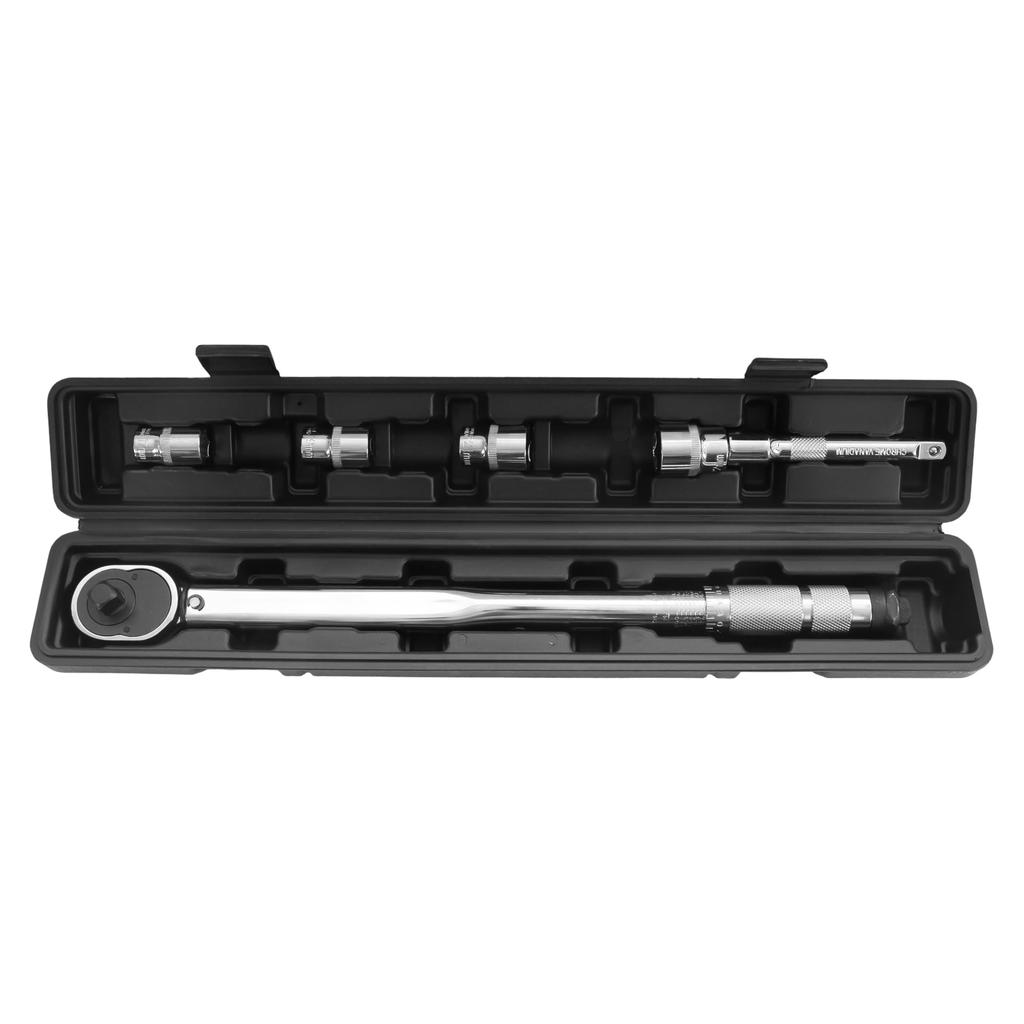 STEELMIGHT Torque for Car Tire Extension Bar Storage Case Included Wrench, 28-210N.m, Changes, 12.7mm (1/2") Drive, Ratchet, 17/19/21/22mm Sockets,