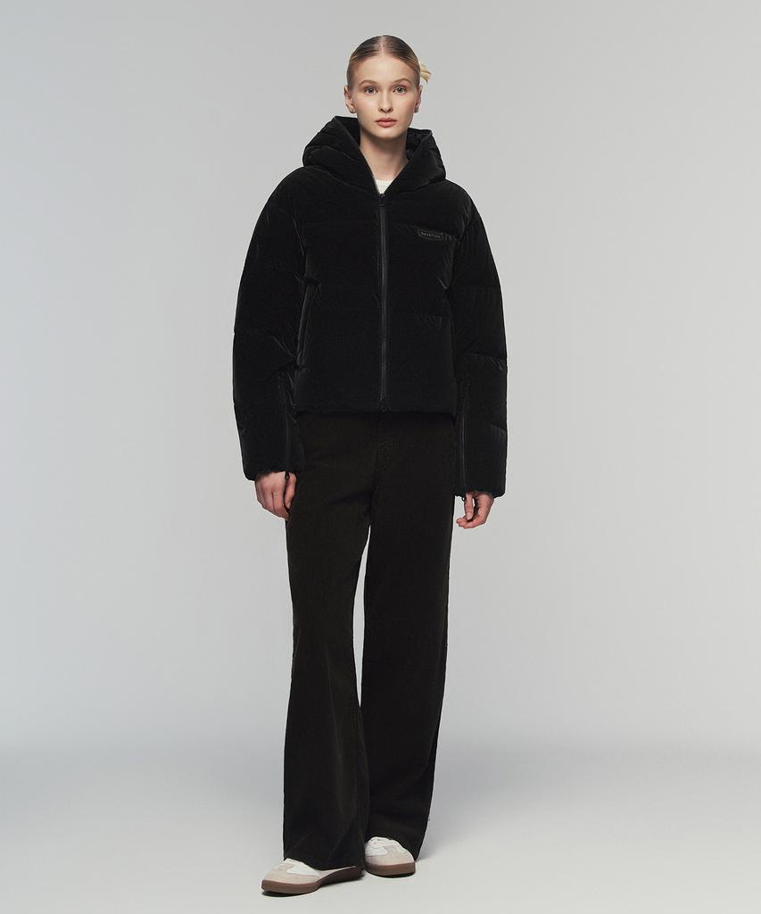 DUVETICA Bellatrix Velvet (Light Black) (Women'S Down Jumper)