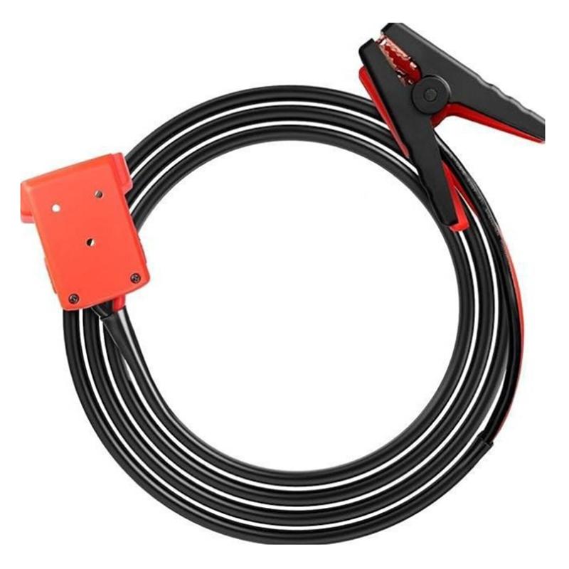 Compact Car Battery Jump Starter 8AWG 1.8M Wire Jumper Cable Clip Car Auxiliary Starter For M18 Adapter