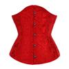 Underbust Corset Floral Push Up Boned Bustier Gothique Korsett For Women Front Busk Gorset Korse Sexy Women Gothic Corset