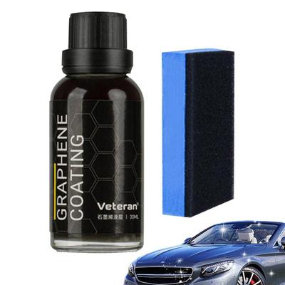 Покрытие Car Graphene 30 мл Защитное керамическое покрытие для автомобиля 30 мл Устойчивое к царапинам кристаллическое покрытие Водонепроницаемое покрытие для ухода