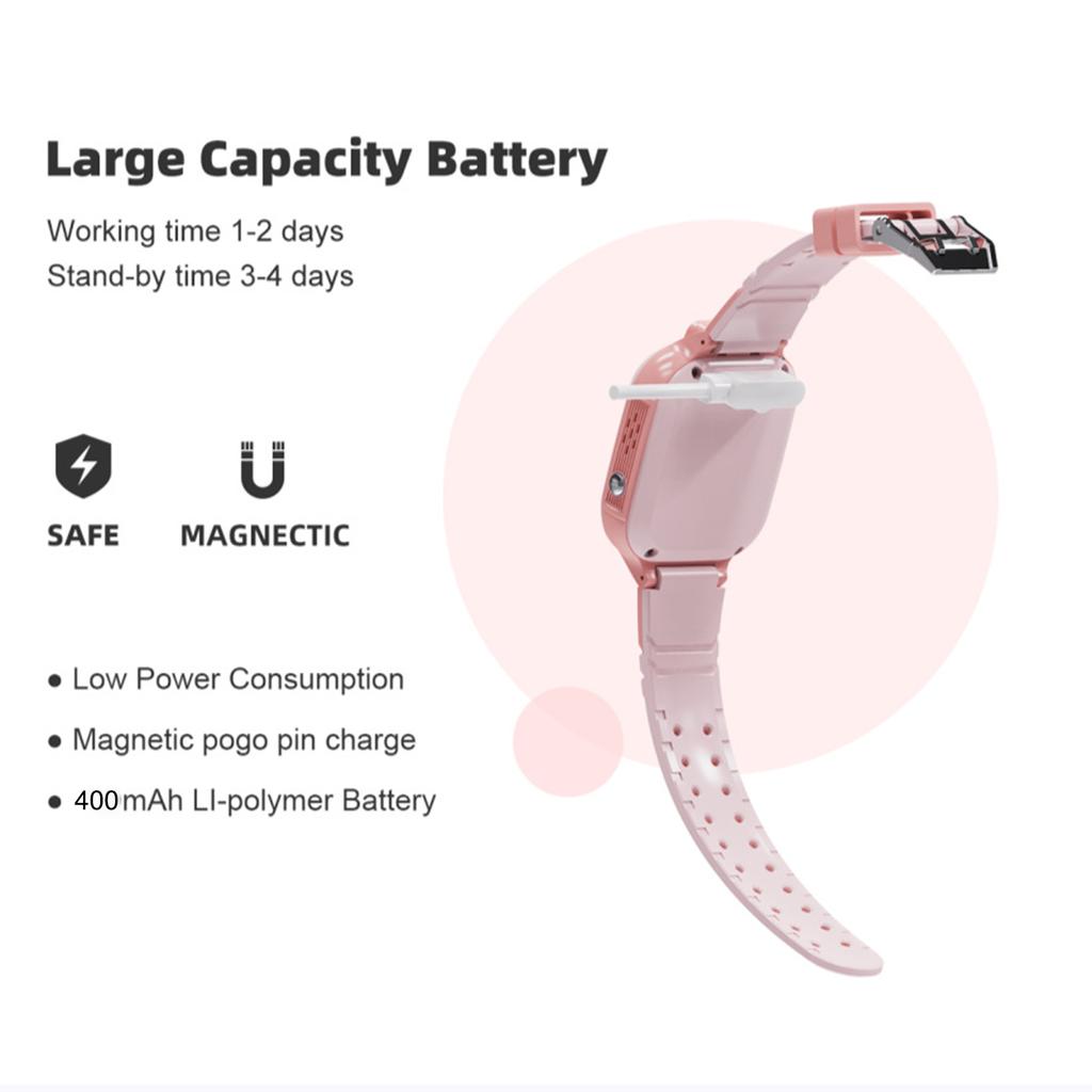 LT37 4G Kids Smart Phone Call Watch Video Chat LBS GPS WiFi SOS Monitor Camera IP67 Waterproof