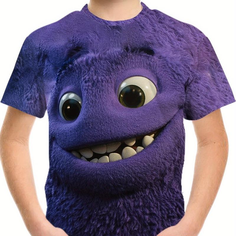 Забавный мультяшный полицейский 3D принт для мальчиков креативная футболка повседневная легкая футболка с коротким рукавом топы одежда для мальчиков на лето