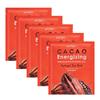 Cacao Energizing Hydrogel Face Mask 5 X 32 G - Moisturizing Sheet Mask, Set of 5