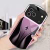 Самолет в постепенном полете Для iPhone 17 16 15 14 Pro 13 Plus 12 mini 11 Pro Max XR X S 7 8 Эллиптический закаленный стеклянный чехол для телефона