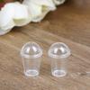 2Pcs 1:12 Mini Accessories Mini Resin Milk Tea Empty Cups For Dollhouse Barbie House Decoration