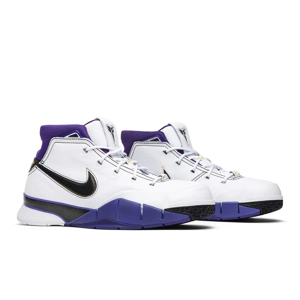 Nike Zoom Kobe 1 Protro '81 Points' 2019 (Unisex) White / Black / Court Purple Basketball Shoes AQ2728 105