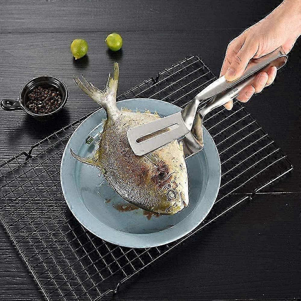 Fried Fish Shovel, Fried Steak Tongs, Barbecue Tongs, Handle Kitchen Grill Tongs, Fried Steak Shovel, Barbecue Steak Clip, Bread Clamp, Fried Fish Sho