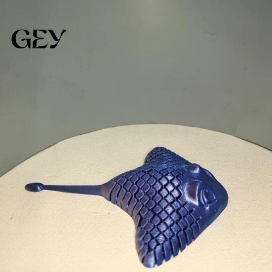 Decorative Items for Bedroom 3D Printed Manta Ray Fidget Toy, Flexible Articulated Sea Animal Figurine Artistic PLA Decorations Desktop Decoration,