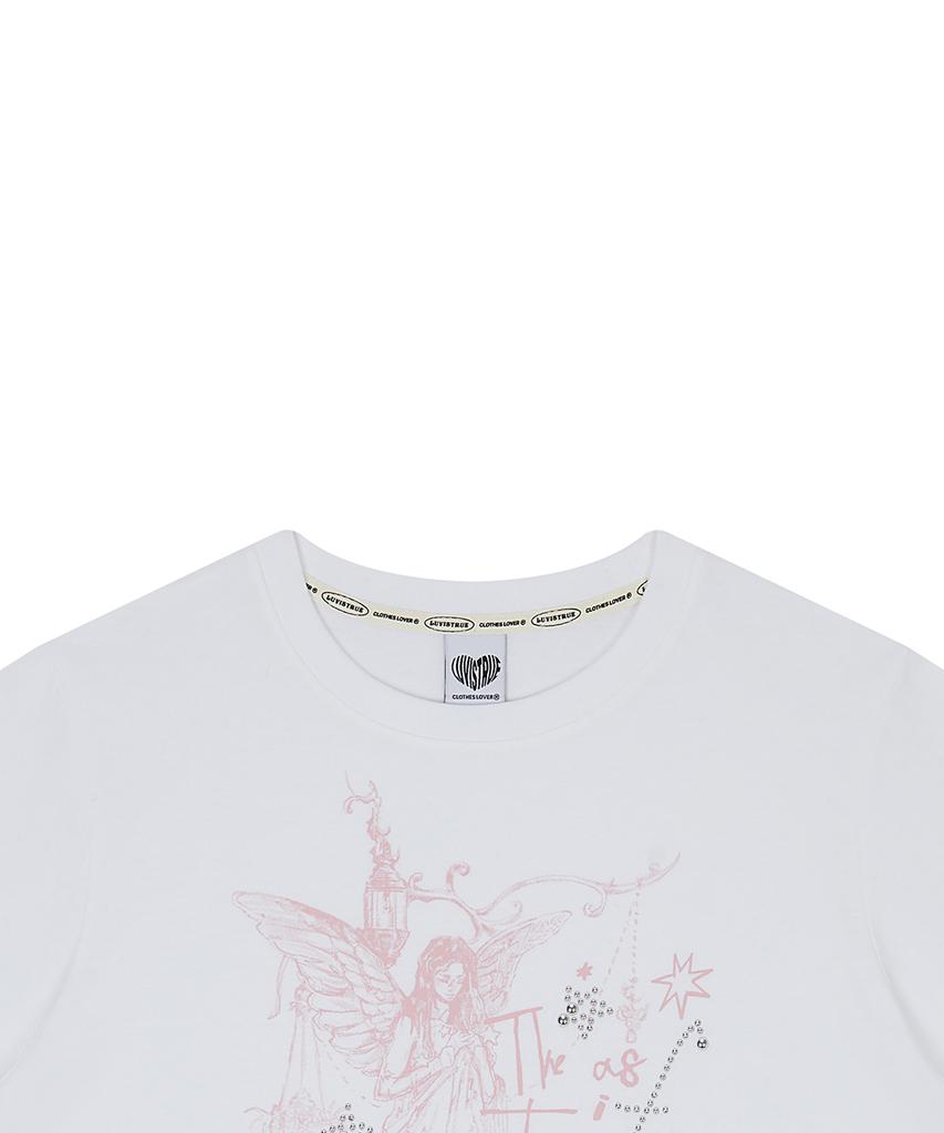 LUVISTRUE El Angelic Graphic Tee(White)