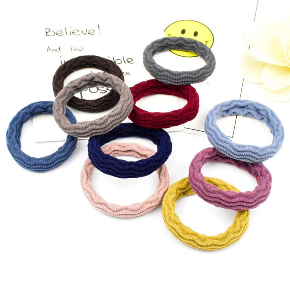 Simple Personality Seamless 5pcs Women Korean Style Hair Ropes Hair Band Hair Ties Ponytail Holder