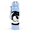 1PC Moon Cat Night Sky Pattern 750ml Color Plastic Sports Water Bottle Leakproof Flip Straw Lid Suitable for Sports Office Home Use