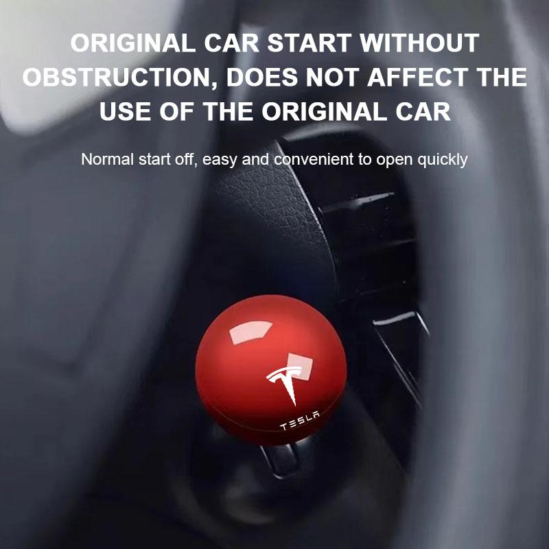 1 шт. Креативная защитная накладка на кнопку запуска двигателя с логотипом автомобиля для Tesla Model 3 Model X S 2016-2020 Наклейки TM3 TMX TMS Наклейка