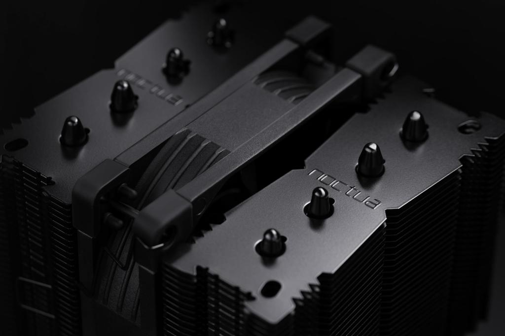 Noctua Premium CPU Cooler with 92mm Fan NH-D9L Chromax.black NF-A9 (Black)