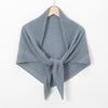New Hot-selling Chiffon Crumpled Square Scarf, Solid Color Fashionable Pleated Shawl Bag Head Multi-purpose Yarn Scarf