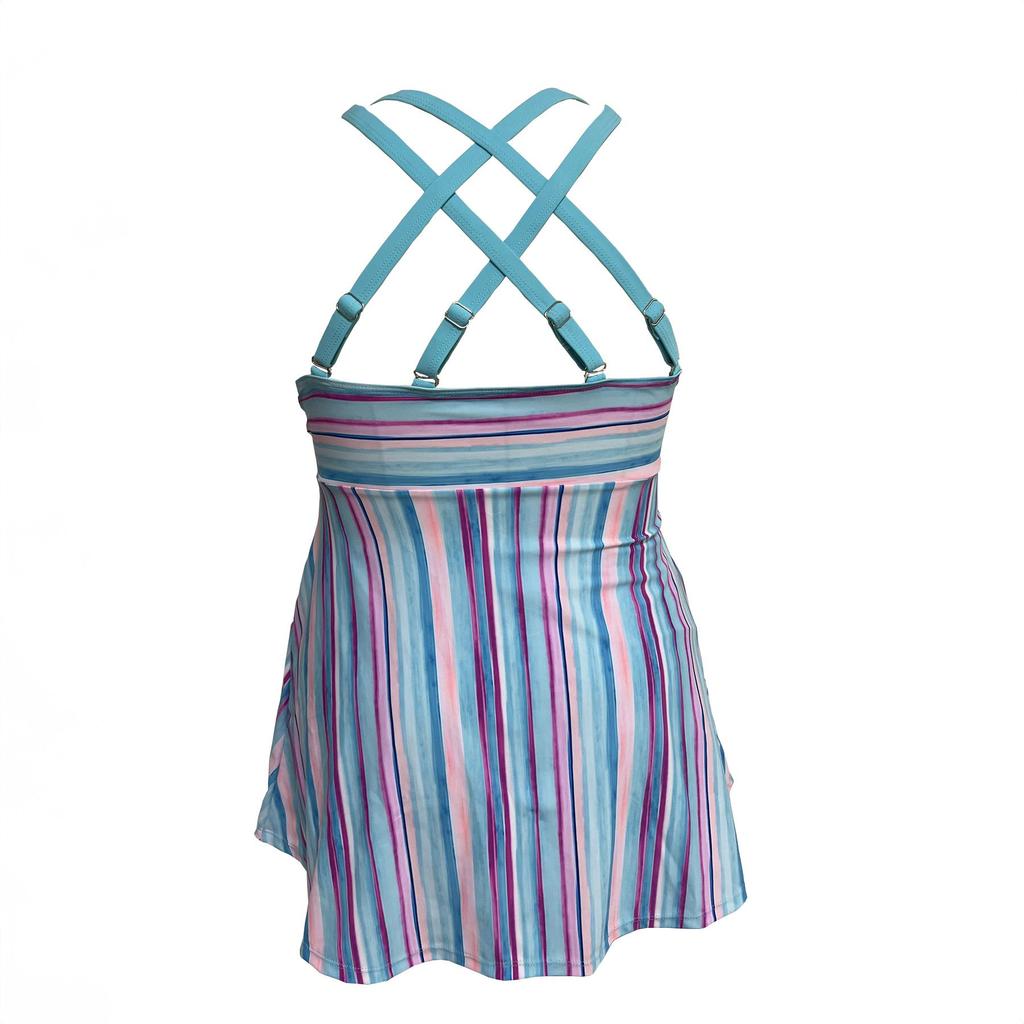 2024 женский сексуальный большой размер с цветочным принтом купальник женский летний комплект из двух предметов танкини модное монокини пляжная одежда банный костюм