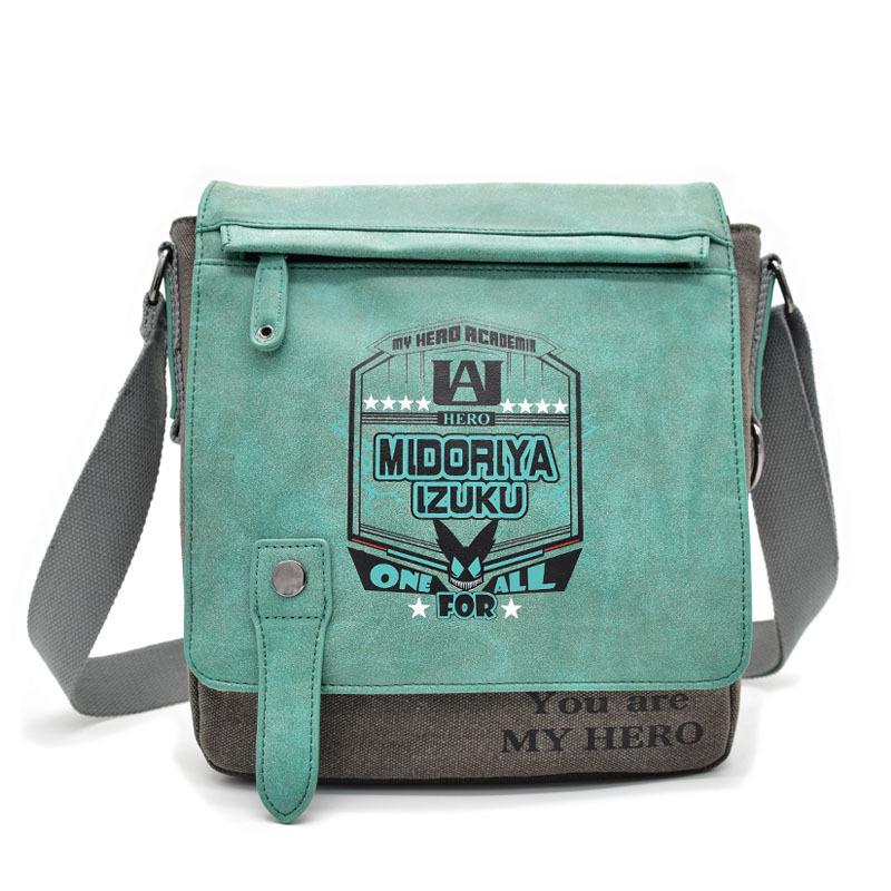 Anime Canvas Shoulder Bag - Demon Slayer & One Piece