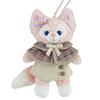 Gaia80 Lina Belle Plush Badge [Tokyo DisneySea Exclusive] Duffy's Friend Lina Belle the Fox Cute Disney Merchandise Souvenir