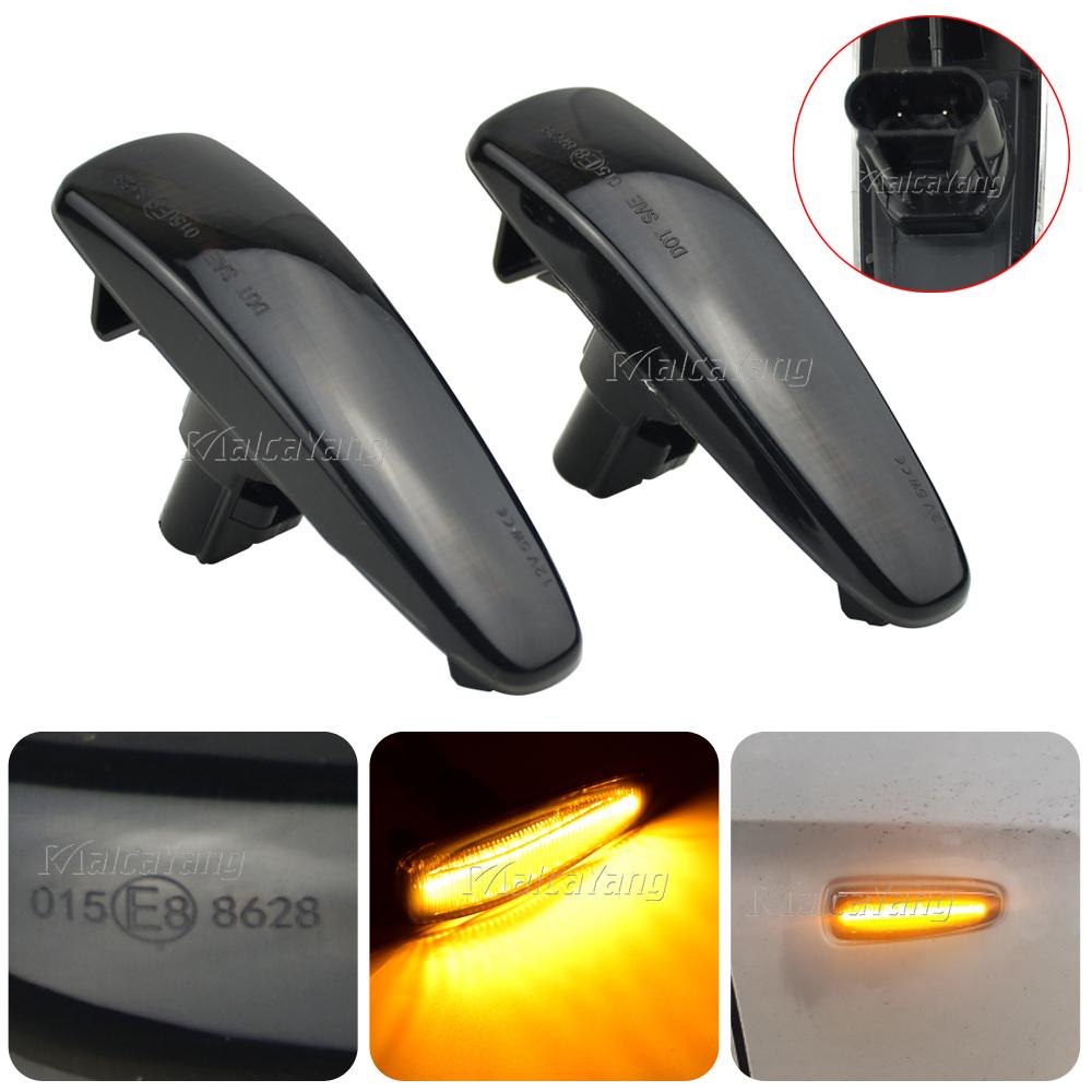 2X динамический светодиодный указатель поворота, боковой габаритный мигающий фонарь для Mitsubishi Lancer Evolution Evo X Outlander Sport RVR ASX Mirage