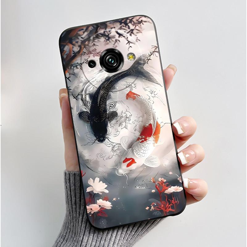 Для Oukitel C59 Чехол Oukitel C59 Pro Обложка Роскошный Милый Любовь Кролик Забавный Узор Черный ТПУ Мягкий Силикон Защитный Чехол для Телефона