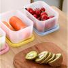 Frozen Meat Preservation Box Refrigerator Food Retain Freshness Transparent Storage Jar Home Kitchen Vegetable Storage Organizer