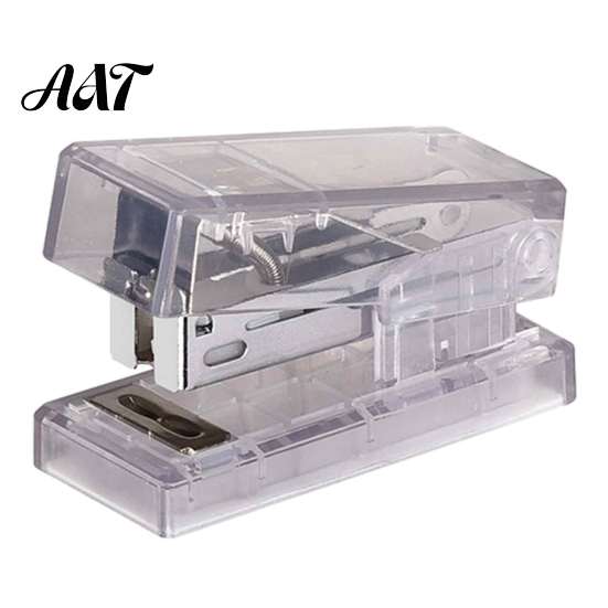Lightweight Paper Binding Tool Mini Stapler, Compact Travel Size, with Smooth for 2 to Small Stapler Home Office 15 Pages of Paper, Portable Students