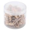 50pcs 35*7mm Personality Natural Crude Wood Clips Craft Decoration Pegs for Photo Clips Clothes