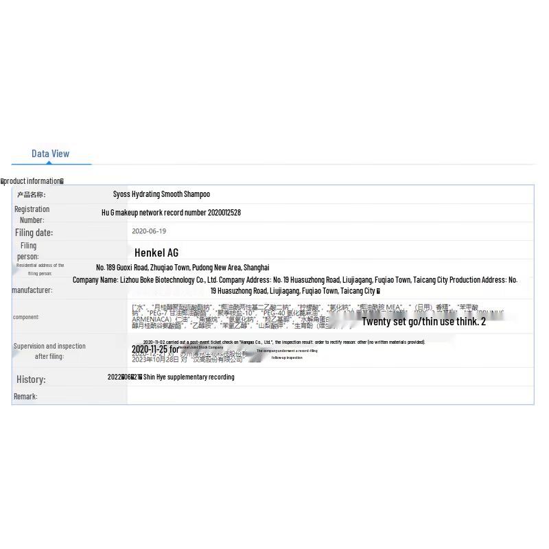 Syoss Squalane Hydrating & Smoothing Shampoo